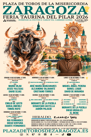 Feria Taurina del Pilar 2026